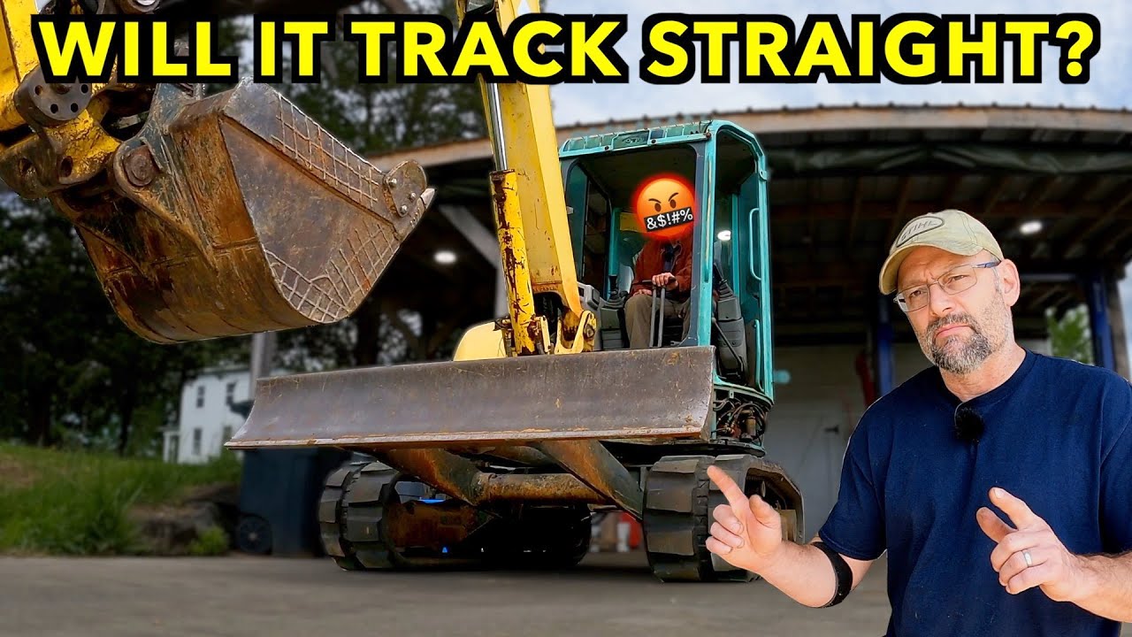 Excavator Not Tracking Straight Diagnosis, Solved.