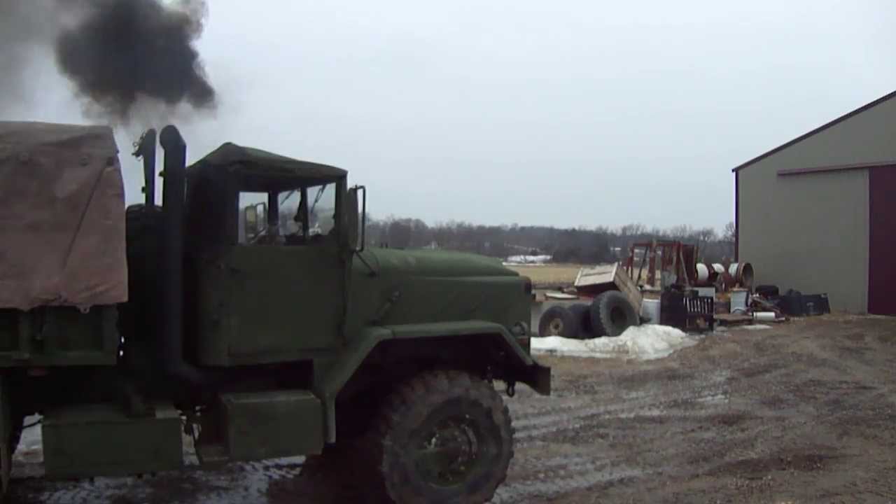 M923A2 strait pipe, 8.3 cummins turned up