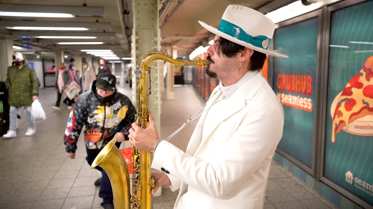 Beggin' by Måneskin - NYC SUBWAY Sax PERFORMANCE