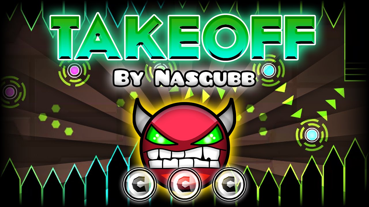 Geometry Dash [2.0] (Demon) - Takeoff by Nasgubb | GuitarHeroStyles