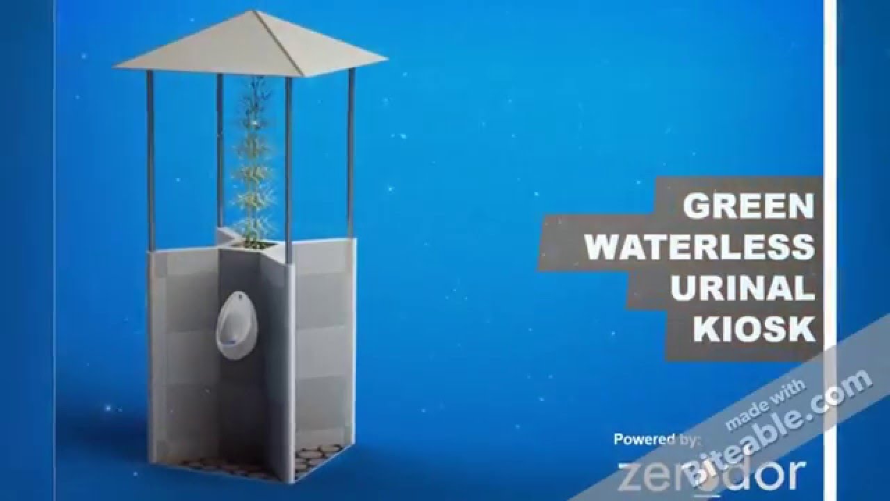 Zerodor Waterless Urinal Kiosk