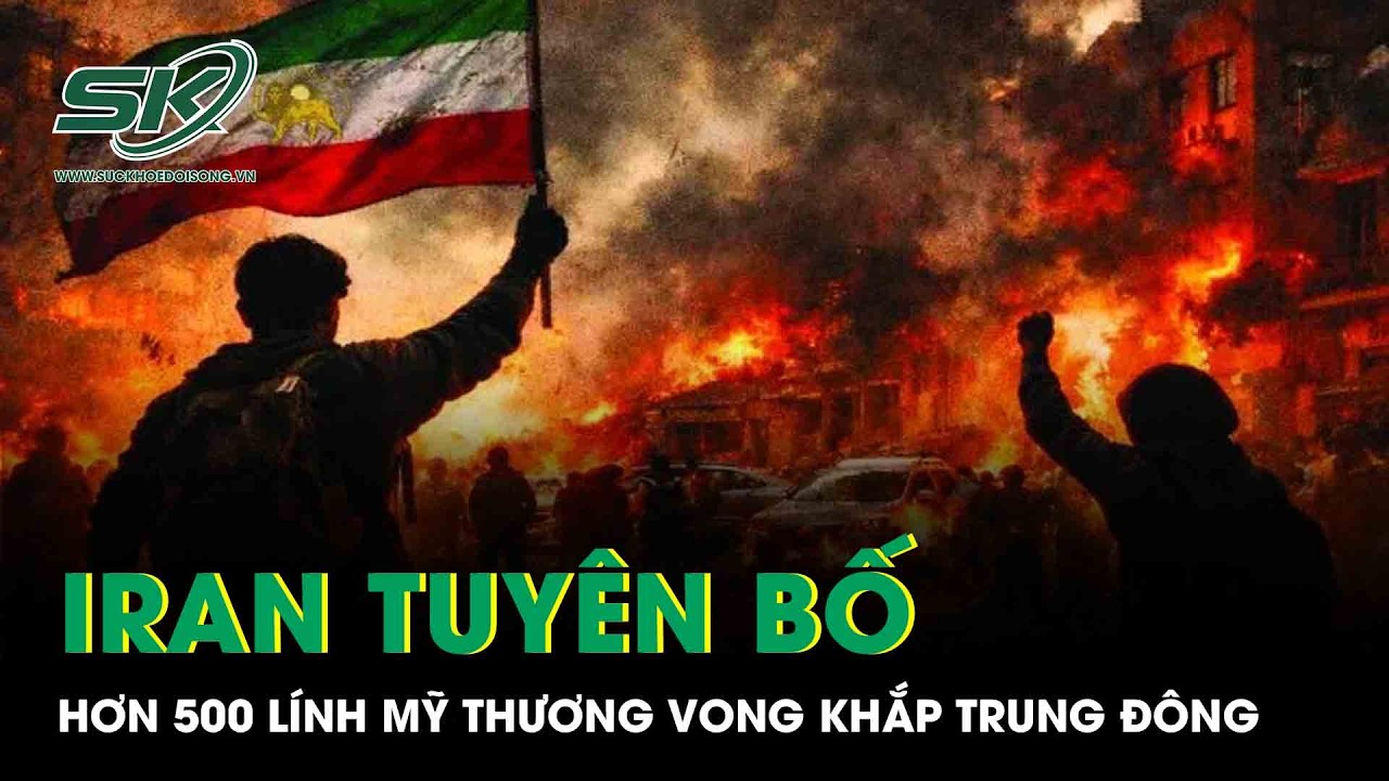 Iran tuyên bố hơn 500 lính Mỹ thương vong khắp Trung Đông sau các đòn trả thù quy mô lớn