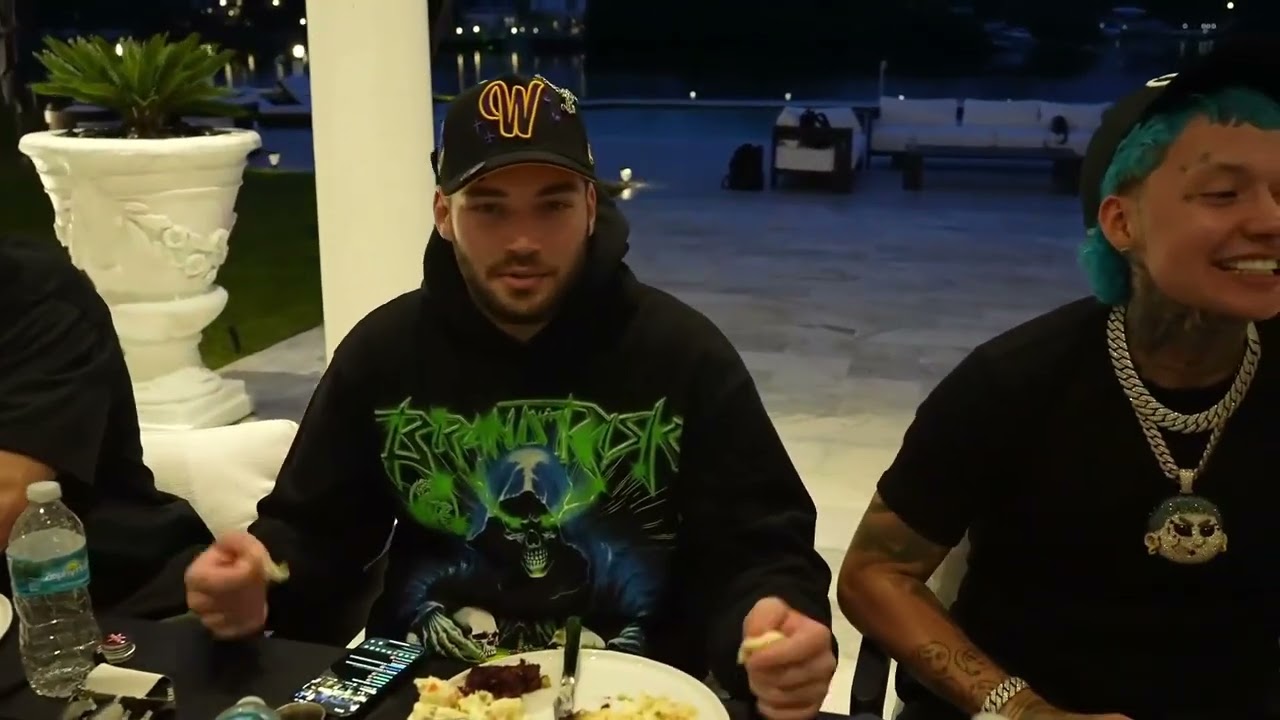 EN LA CASA DEL KUN AGUERO CON BLESSED