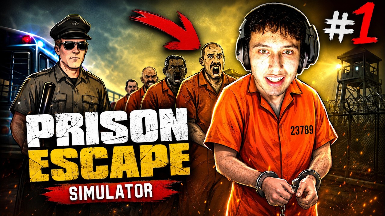 Hapishaneden Kaçış Planım Ters Köşe Oldu! |Prison Escape Simulation| EnoBen