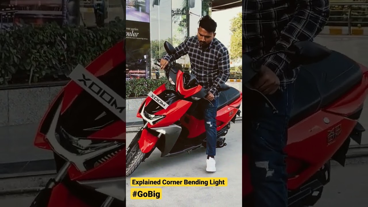 Hero Xoom 110 Corner Bending Light Explained How it Works | Industry First Feature 🔥🔥