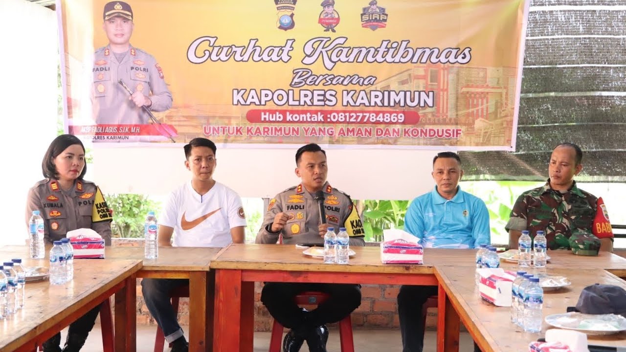 Jumat Curhat Kapolres Karimun
