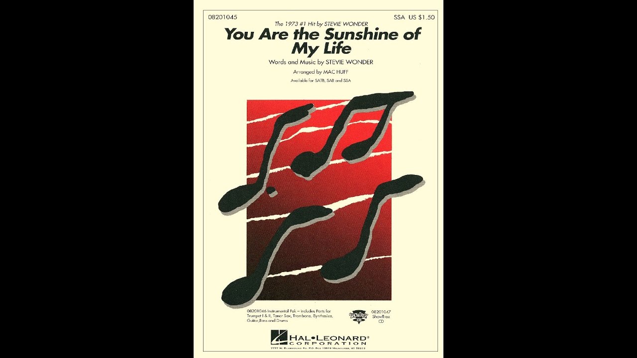 You are the Sunshine of my Life   -  Steve Wonder