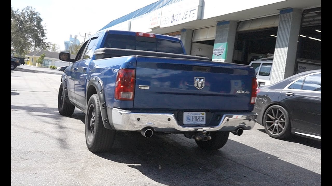 Удаление глушителя Dodge Ram 1500 2010 ***Звучит отлично*** | Звук выхлопа Ram 1500