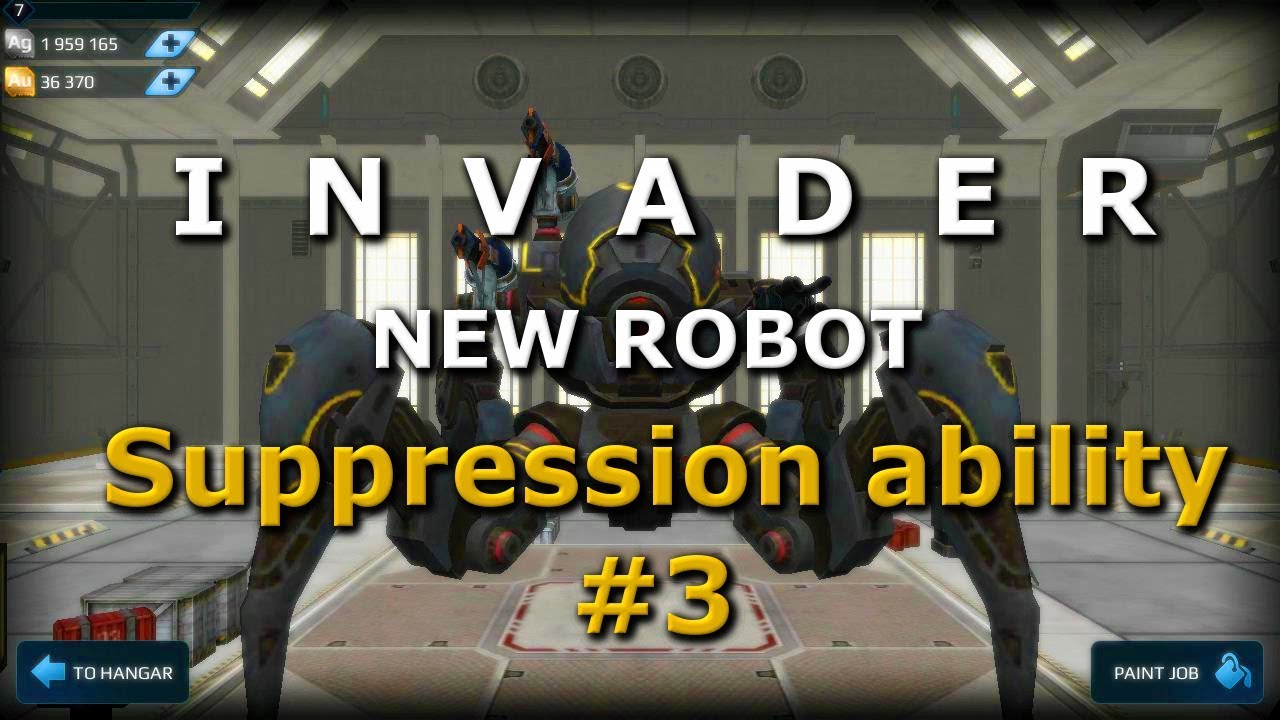War Robots - Suppression Ability #3 | INVADER