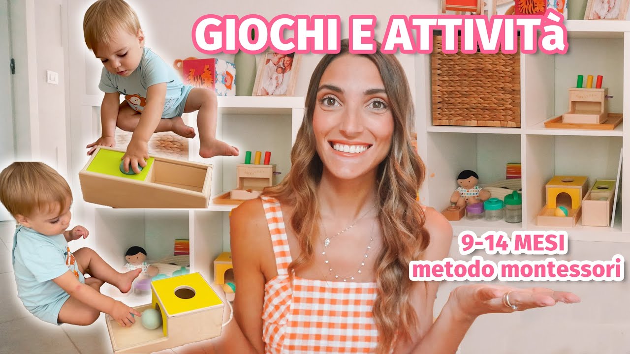 10 Giochi Montessori (9 -14 mesi) | Come giocare con bimbi dai 9 ai 14 mesi