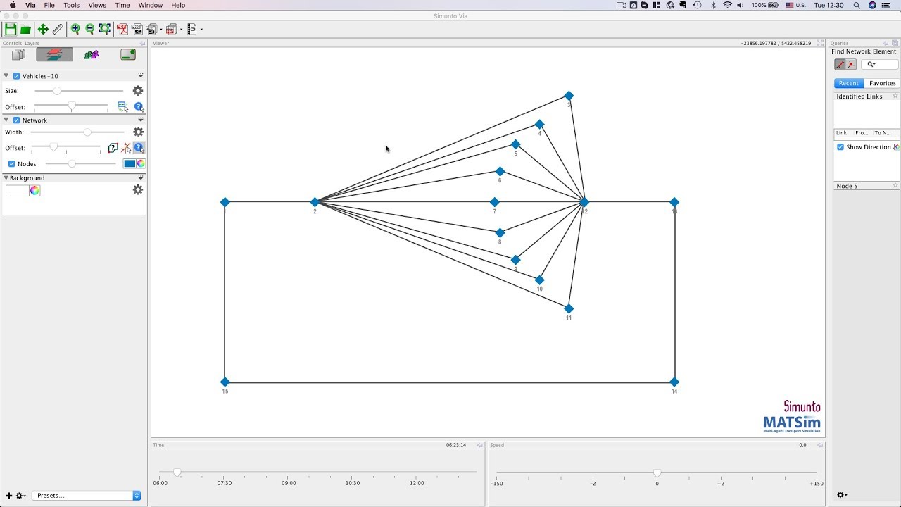 MATSim Equil example
