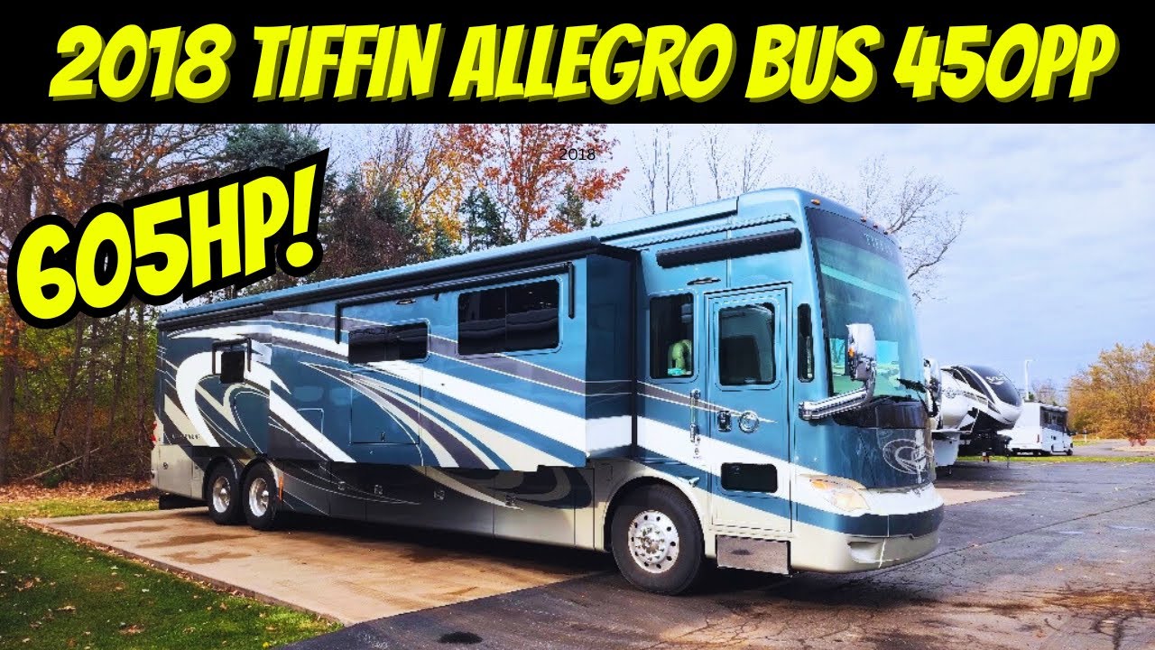 Luxury RV Living at Its Finest! 🚍 2018 Tiffin Allegro Bus 45OPP 605HP Motorhome Tour!