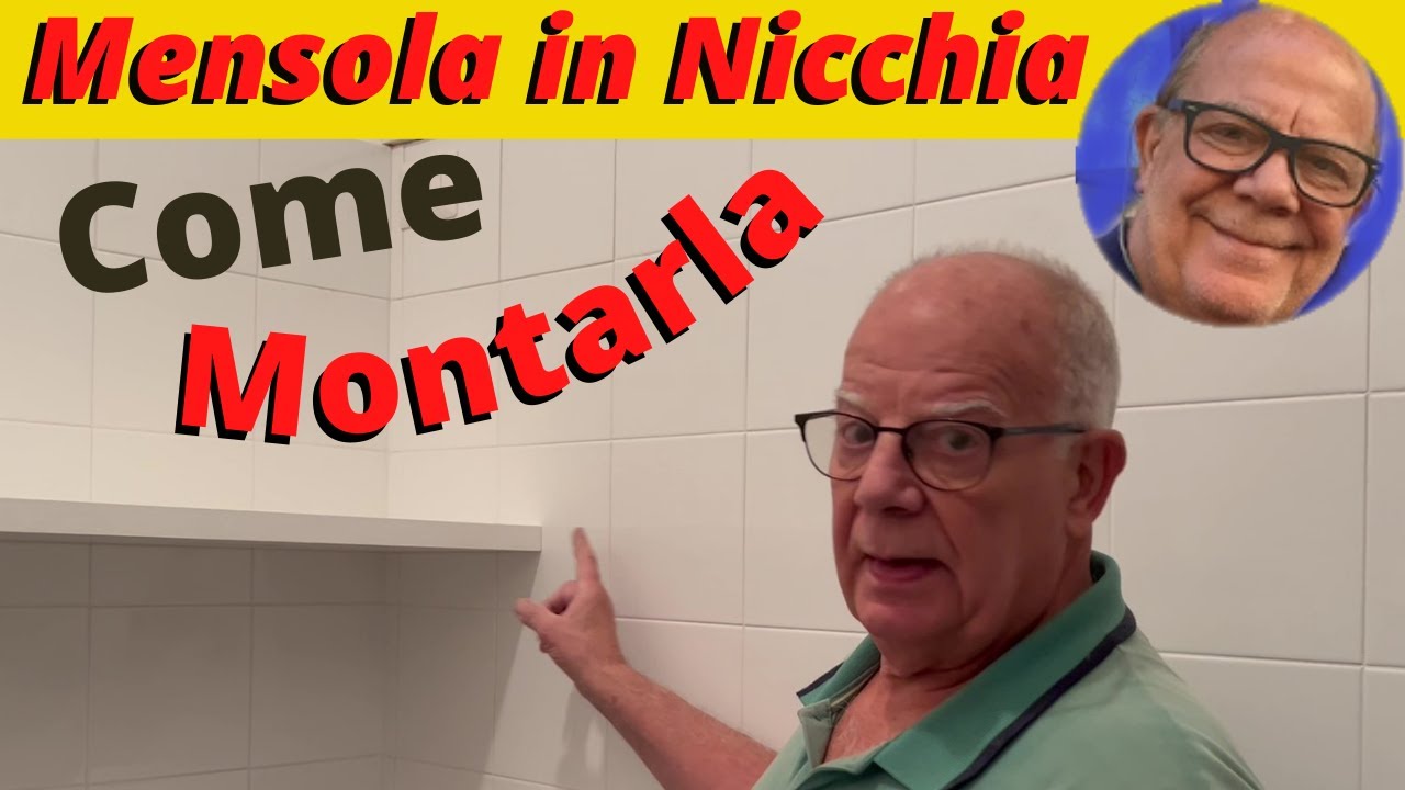 Montaggio  MENSOLA A SCOMPARSA con listelli LATERALI nascosti