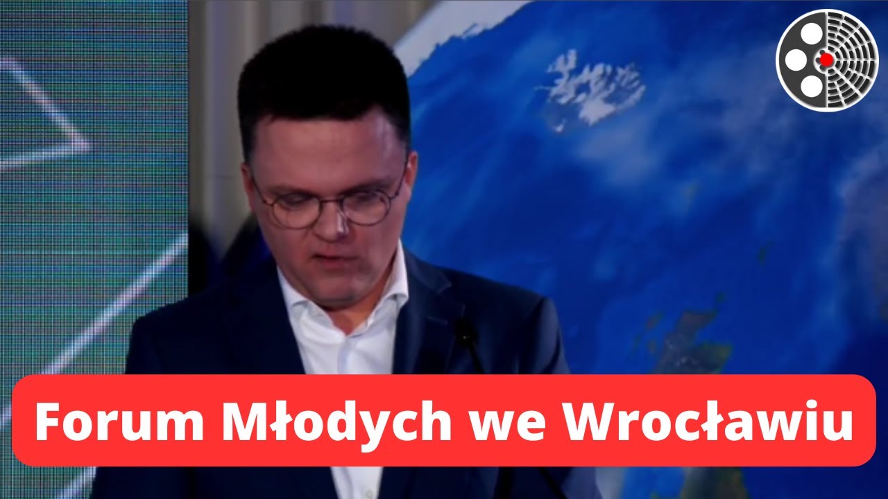 Szymon Hołownia: Forum Młodych grupy Renew Europe we Wrocławiu.
