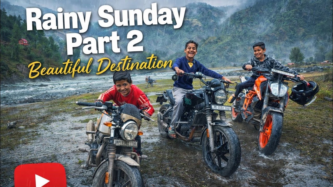 Rainy Sunday Ride 🌧️ | Beautiful Destination | Part 2 #trending #shorts #viral #vidro #mysticsabby