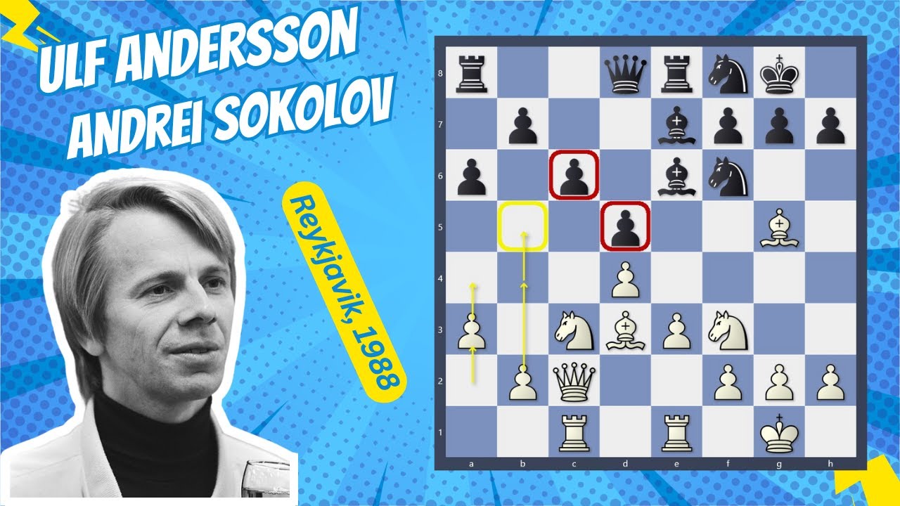 Model Queen's Gambit Game | Ulf Andersson vs. Andrei Sokolov (1988)