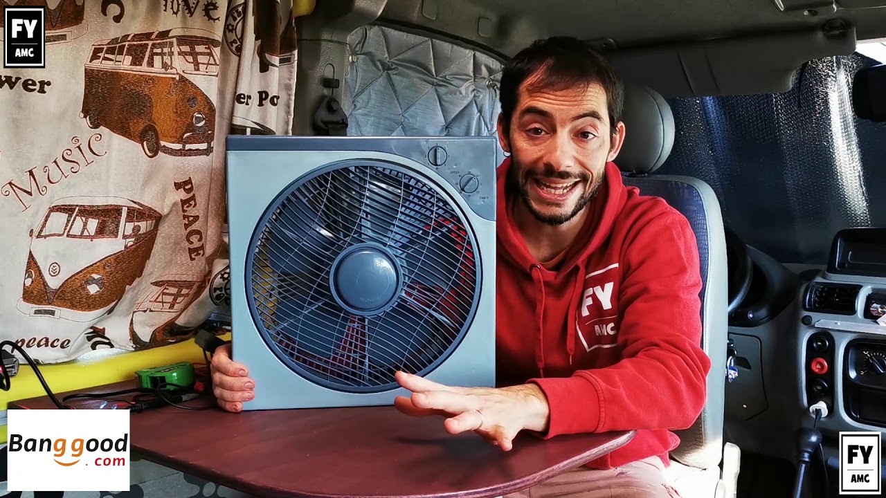 VENTILADOR 12V para furgoneta camper / autocaravana de banggood [ review ]