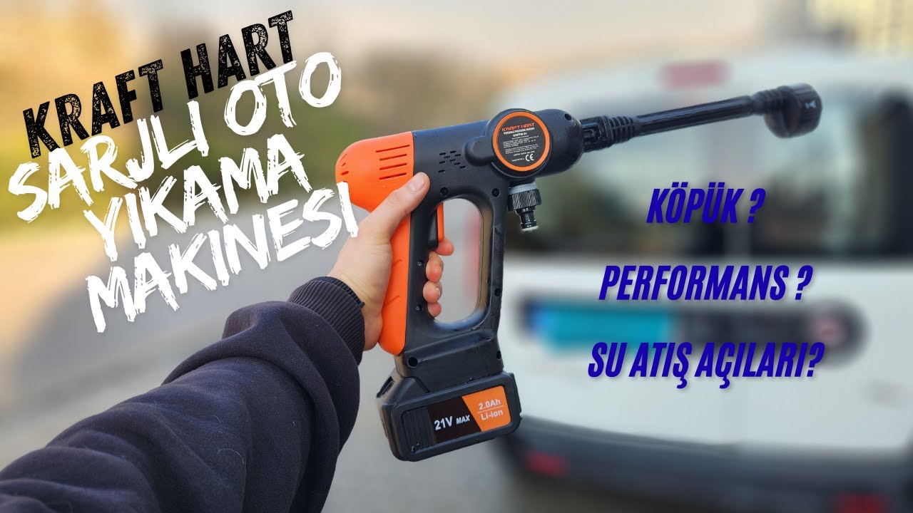 Kraft Hart Şarjlı Oto Yıkama Makinesi
