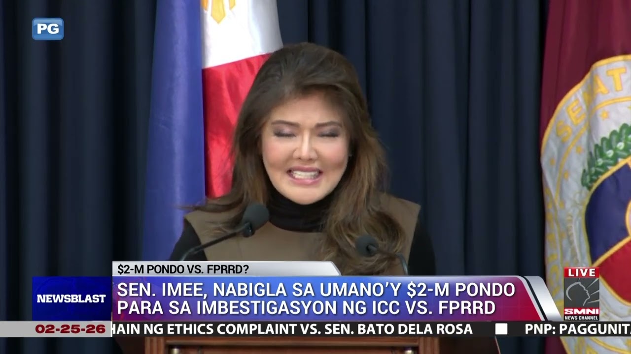 Sen. Imee, nabigla sa umano’y $2-M pondo para sa imbestigasyon ng ICC vs FPRRD