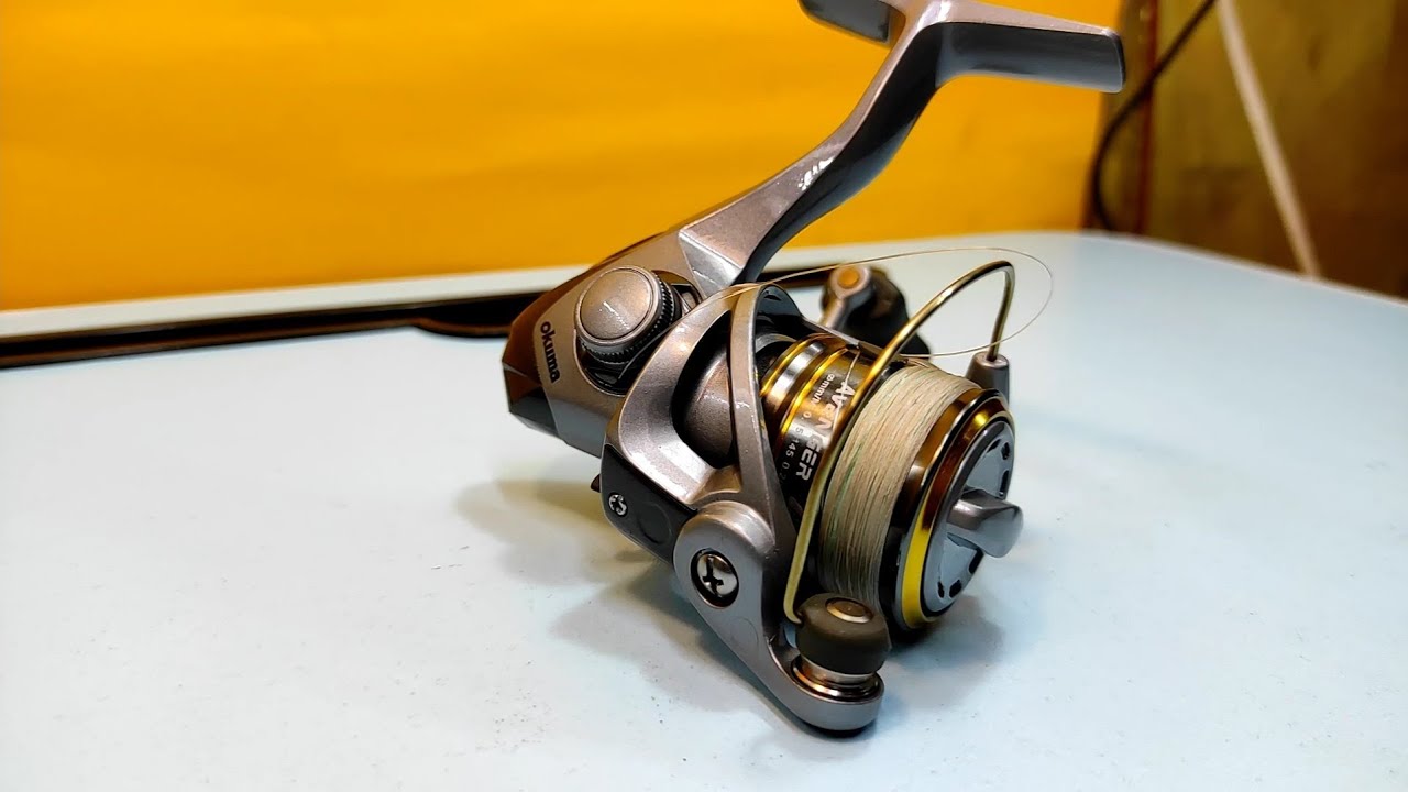 BONGKAR OKUMA AVENGER 500..! reel kecil banyak bearingnya... mantap!!!