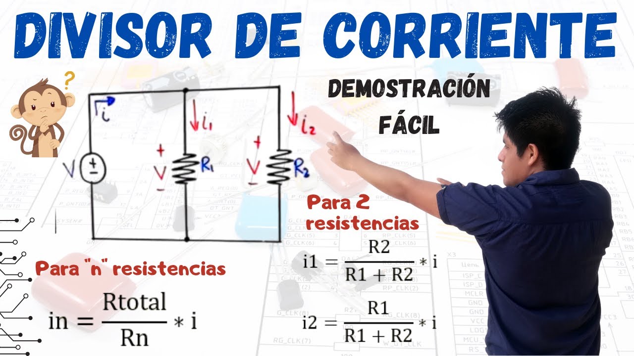 ✔️DIVISOR de CORRIENTE con RESISTENCIAS ➤ DEMOSTRACIÓN [3 Fórmulas que NO SABÍAS]😱
