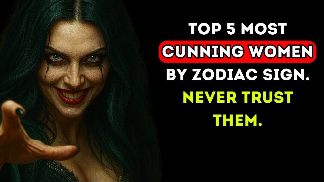 Top 5 Most Cunning Women by Zodiac Sign. Never trust them.