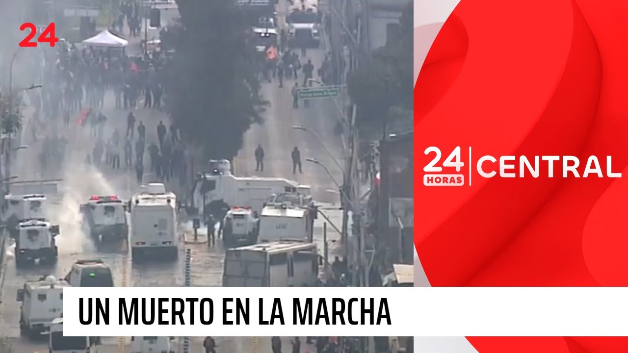 Un muerto en la marcha: más de 30 personas detenidas durante la romería | 24 Horas TVN Chile