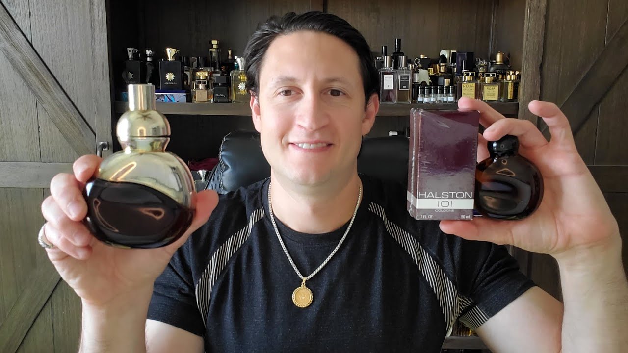Halston Family Portrait! My entire Halston Collection 💪🐏 #halston #fragance #cologne #perfume