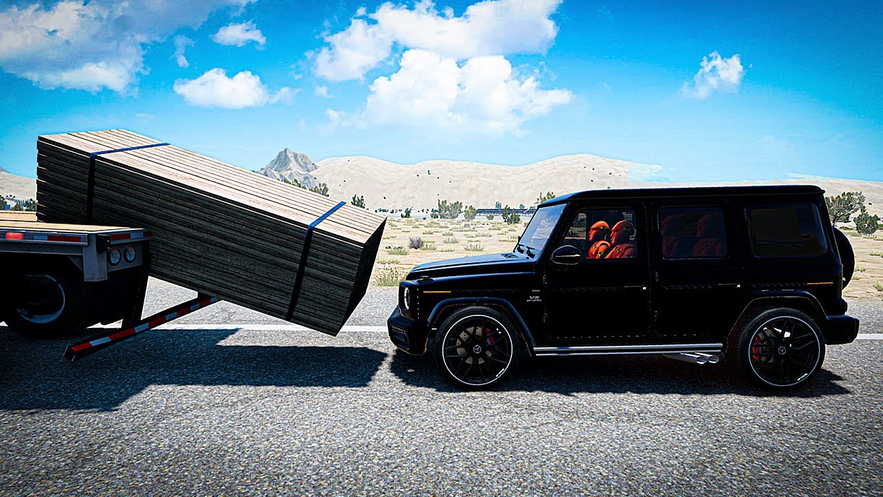 BeamNG Drive - Realistic Intersection Crashes #8