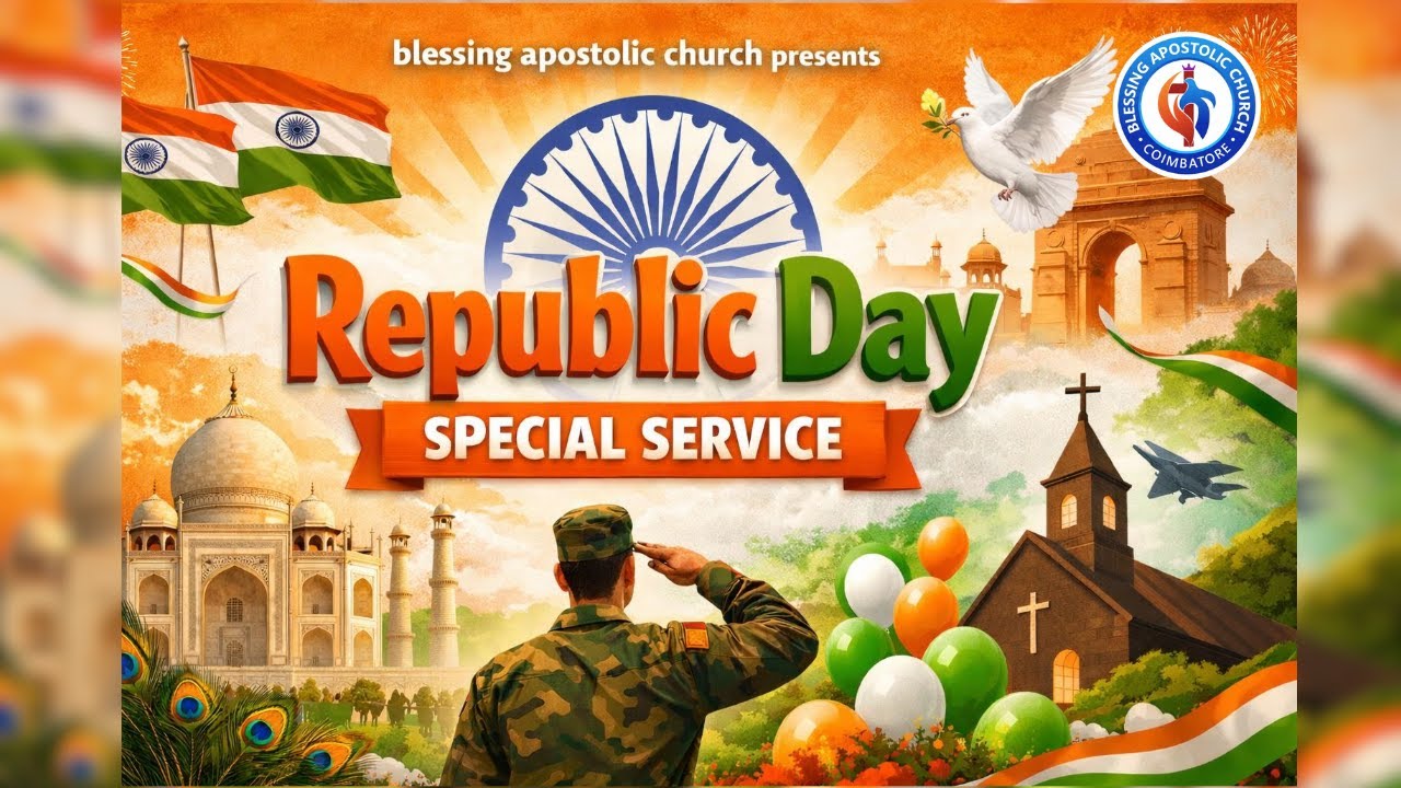 🔴India Republic Day Prayer | Sis Christy Santhosh | Pas Santhosh Devanand | BAC Church | Coimbatore