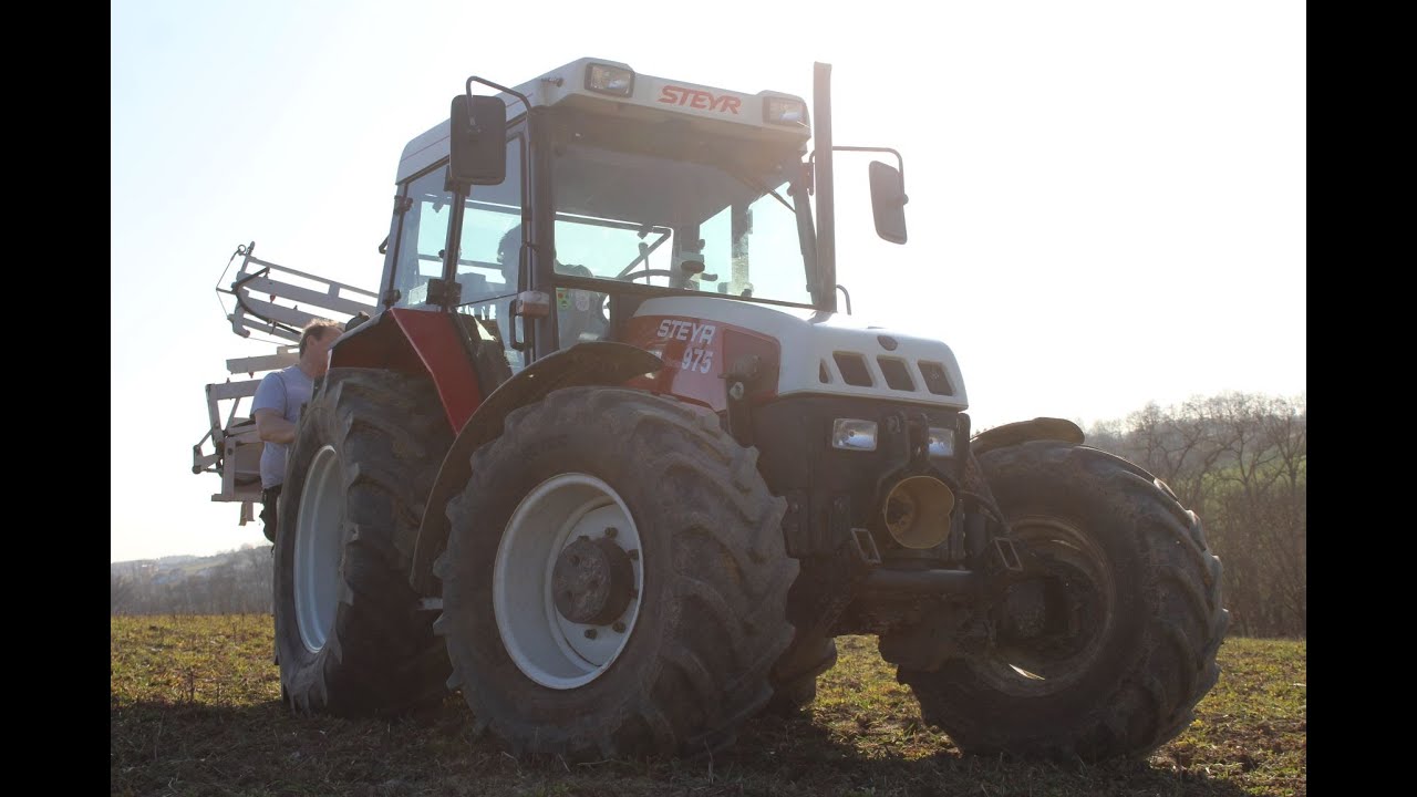 Spritzen mit Steyr 975 \ Michaels YouTube Kanal
