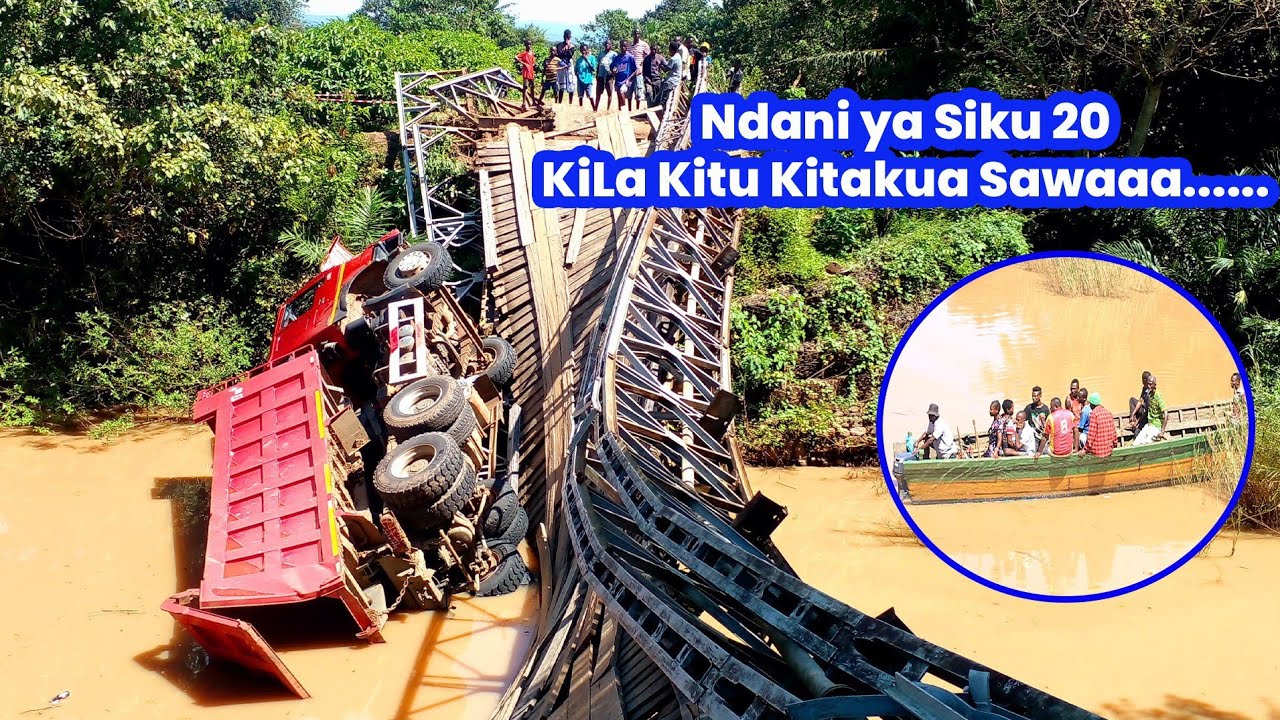 Hatua Zachukuliwa Daraja Lililovunjika Kyela/Tanroads Wasema Uzito wa Gari Ulizidi