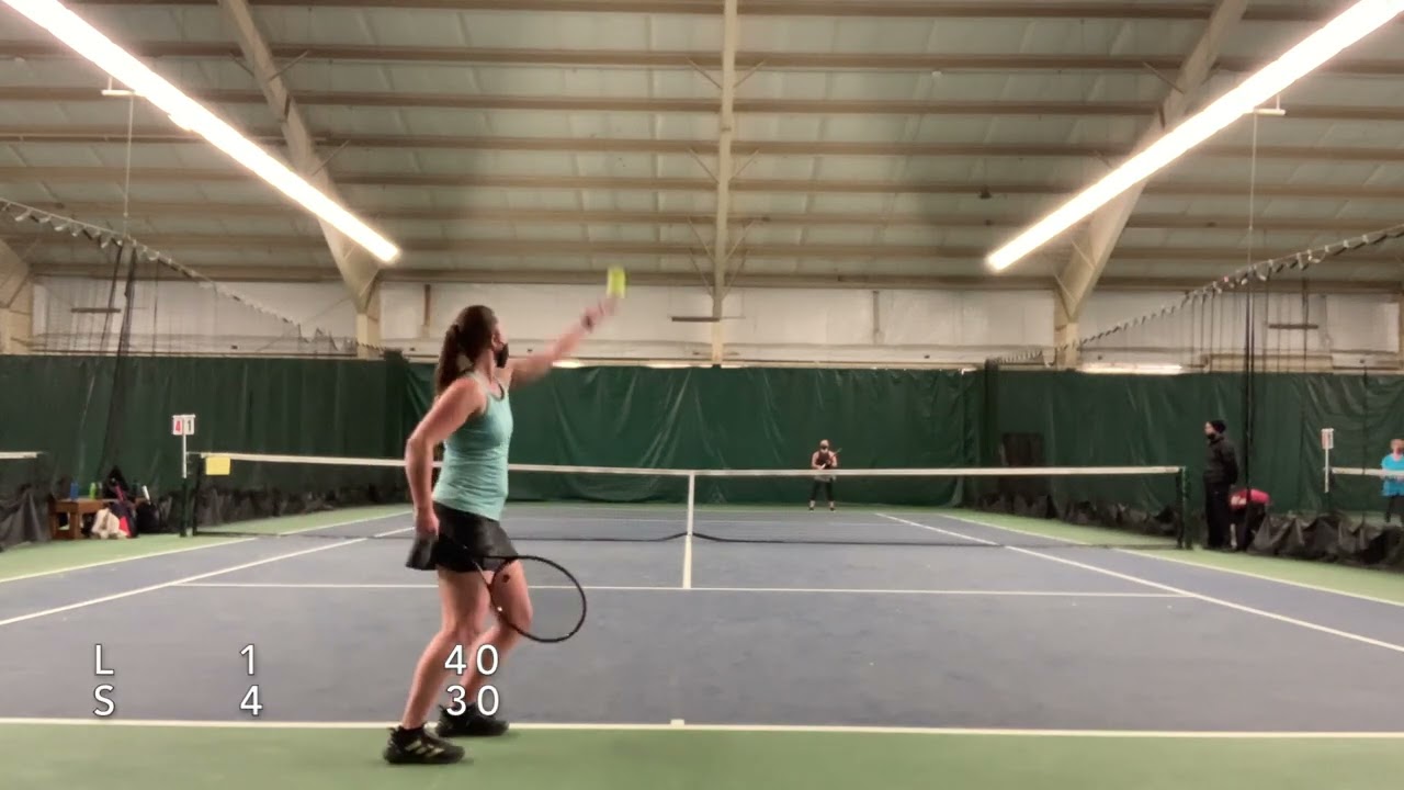 1/31/'22 USTA NTRP 3.5 women's singles set 1