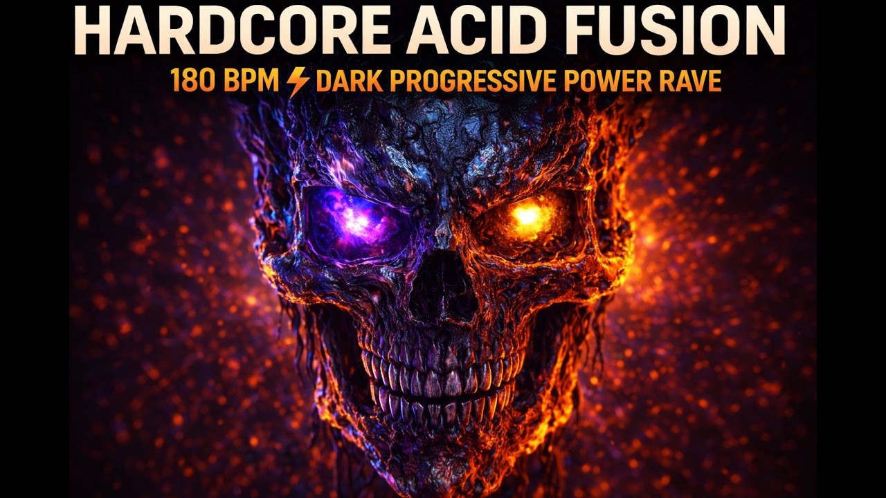 Dark Acid Power | Hardcore 180 BPM | Intense Progressive Rave Energy