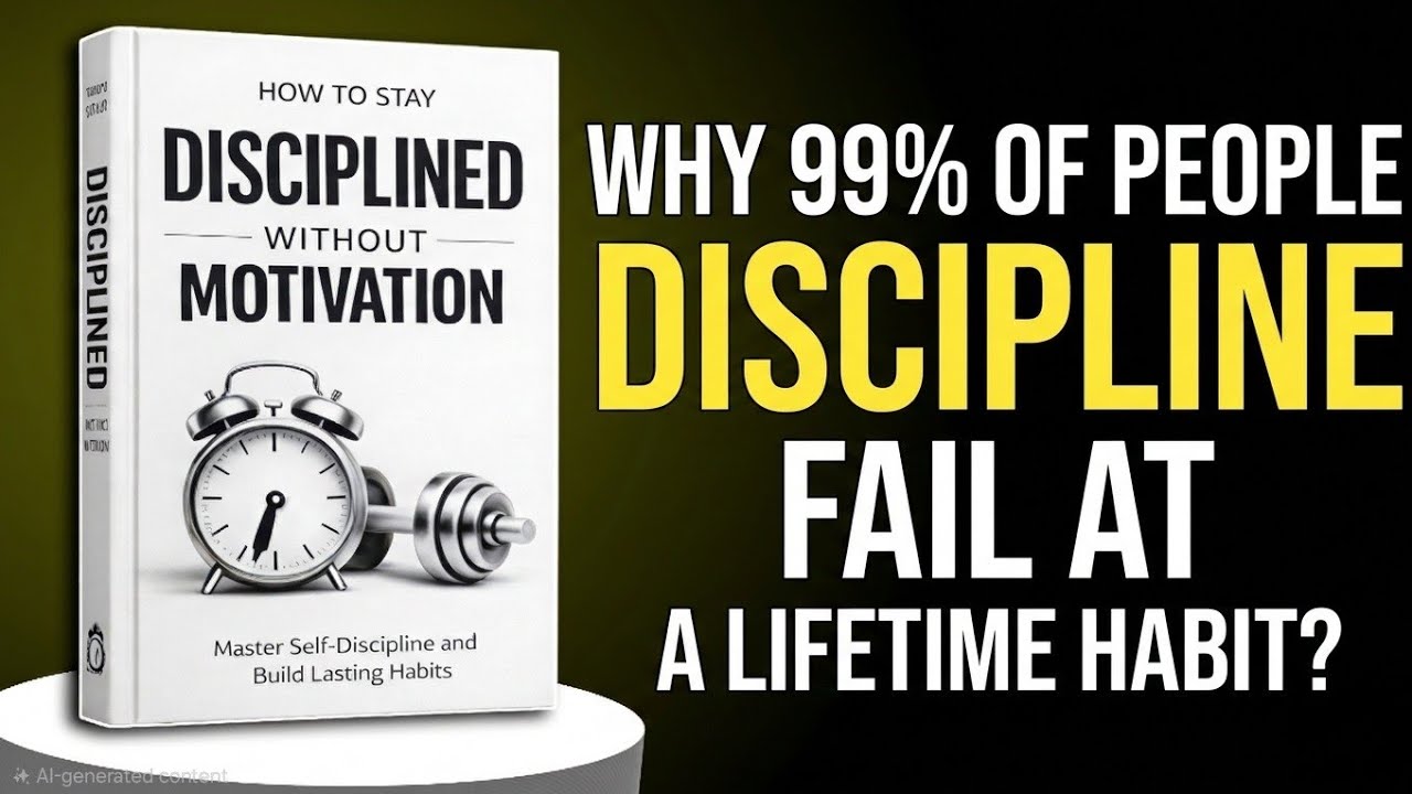 How to Stay Disciplined Without Motivation | Full Book Summary in English