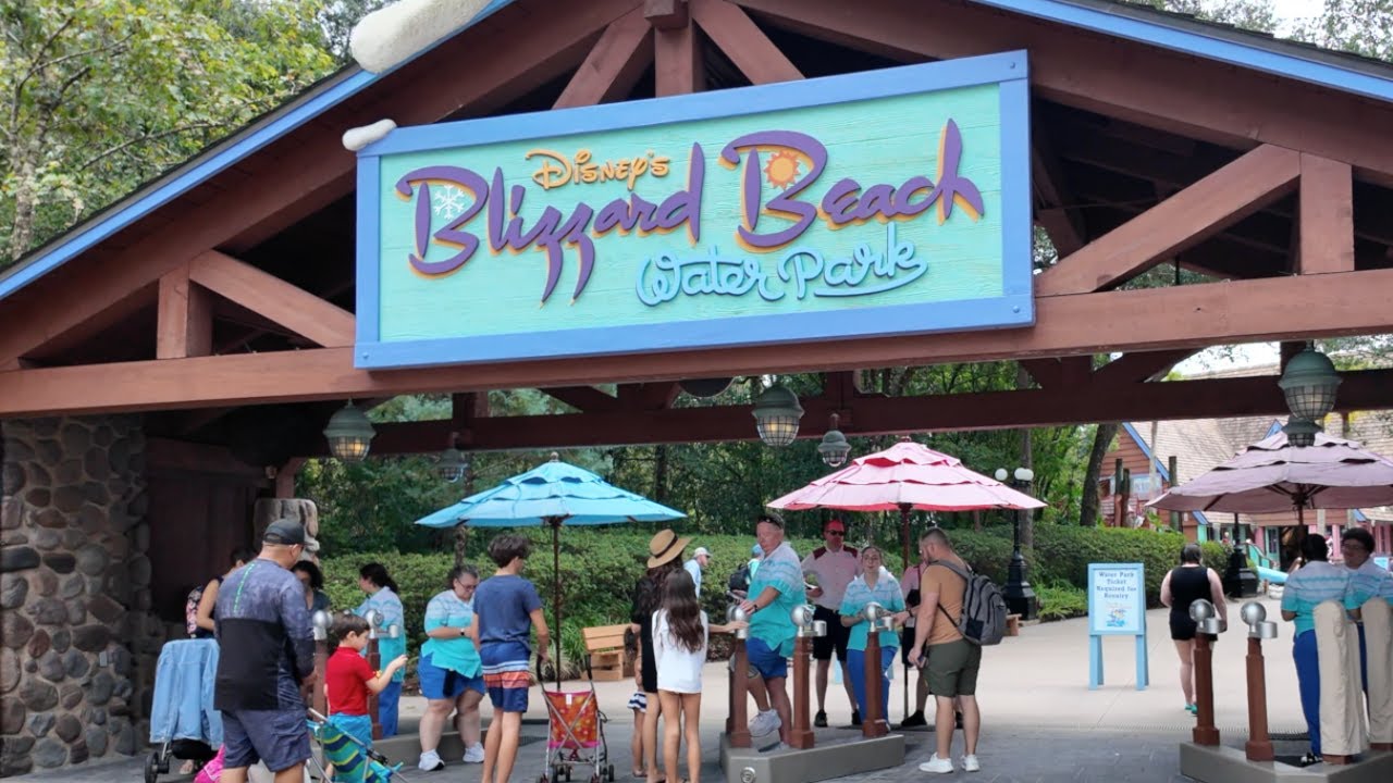 Disney's Blizzard Beach 2023 Tour & Walkthrough in 4K | Walt Disney World Water Park Orlando Florida