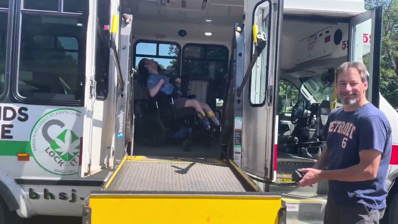 Bata Bus driver John picking Sam up from IFS & dropping him off at home 7.23.25 @Paul Monks Jr