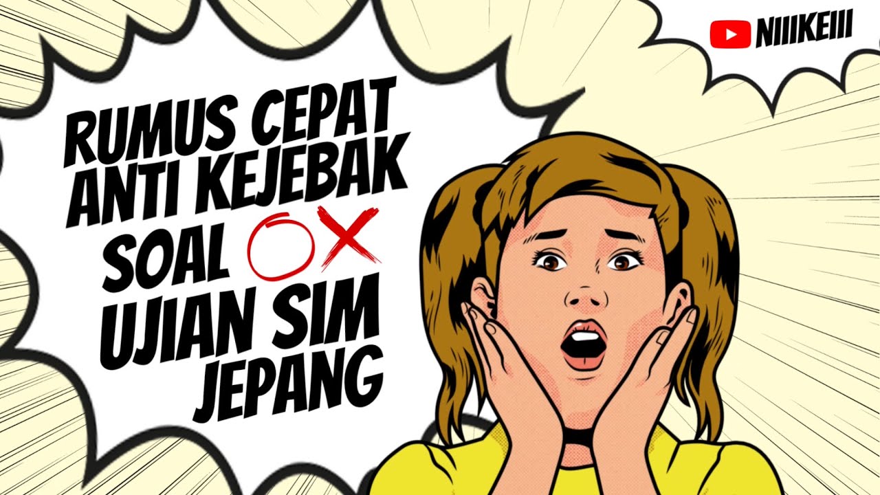 ❗️Kata Jebakan ✏️Ujian SIM Jepang | #niiikeiii 