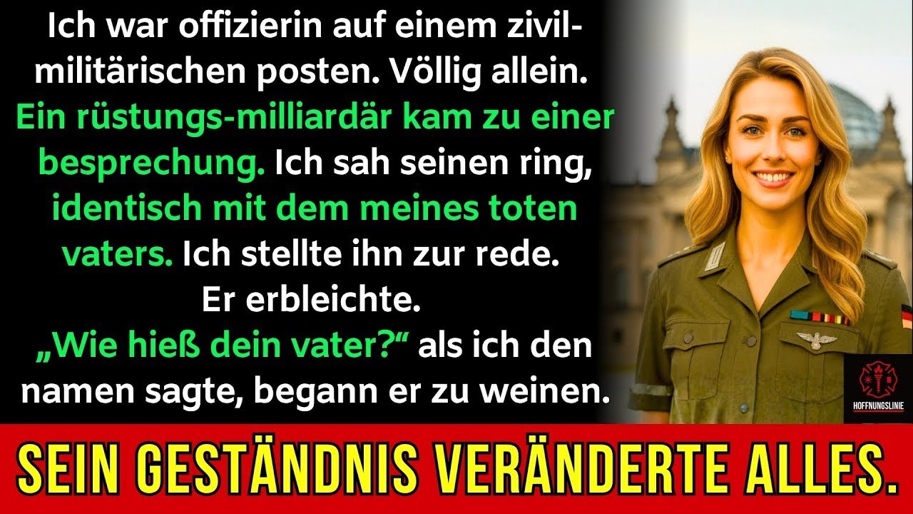 „Sie tragen den Ring meines Vaters“, sagte ich zum Milliardär. Er erbleichte: „Wer war Ihr Vater?“