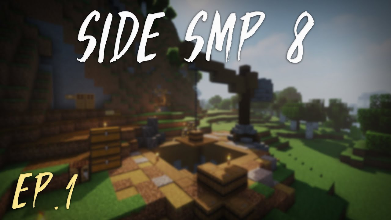 Side SMP VIII #1 - MILZĪGIE KALNI IR KLĀT (Minecraft latviski)
