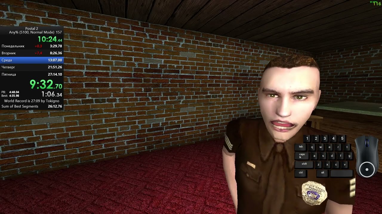 Postal 2 OLD WORLD RECORD Any % Speedrun in 26:53.83 (FIRST SUB 27 MINUTES)