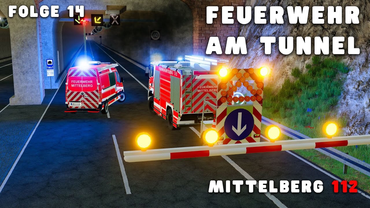 MITTELBERG 112 - WAS WENN ES IM TUNNEL BRENNT? BRANDSCHUTZ PRÜFUNG IM TUNNEL!