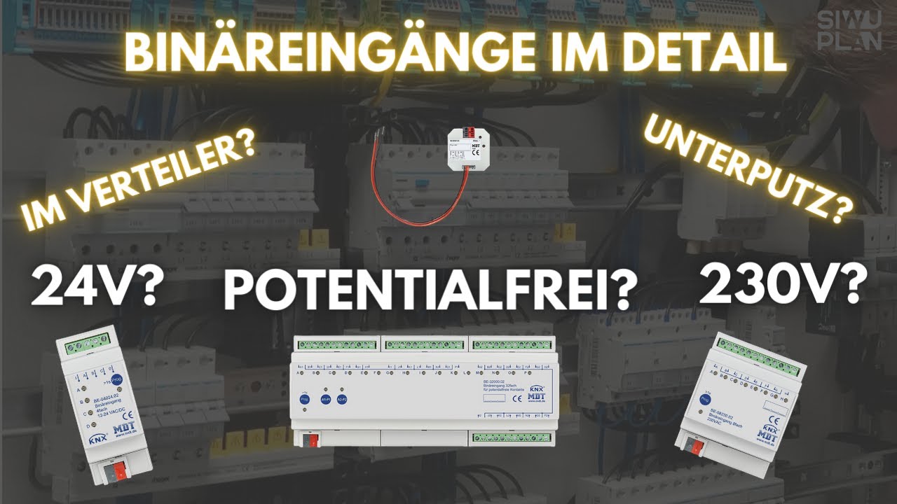 Das musst du über Binäreingänge wissen. KNX für Anfänger I KNX Smarthome I BE-32000.02 I BE-04024.02