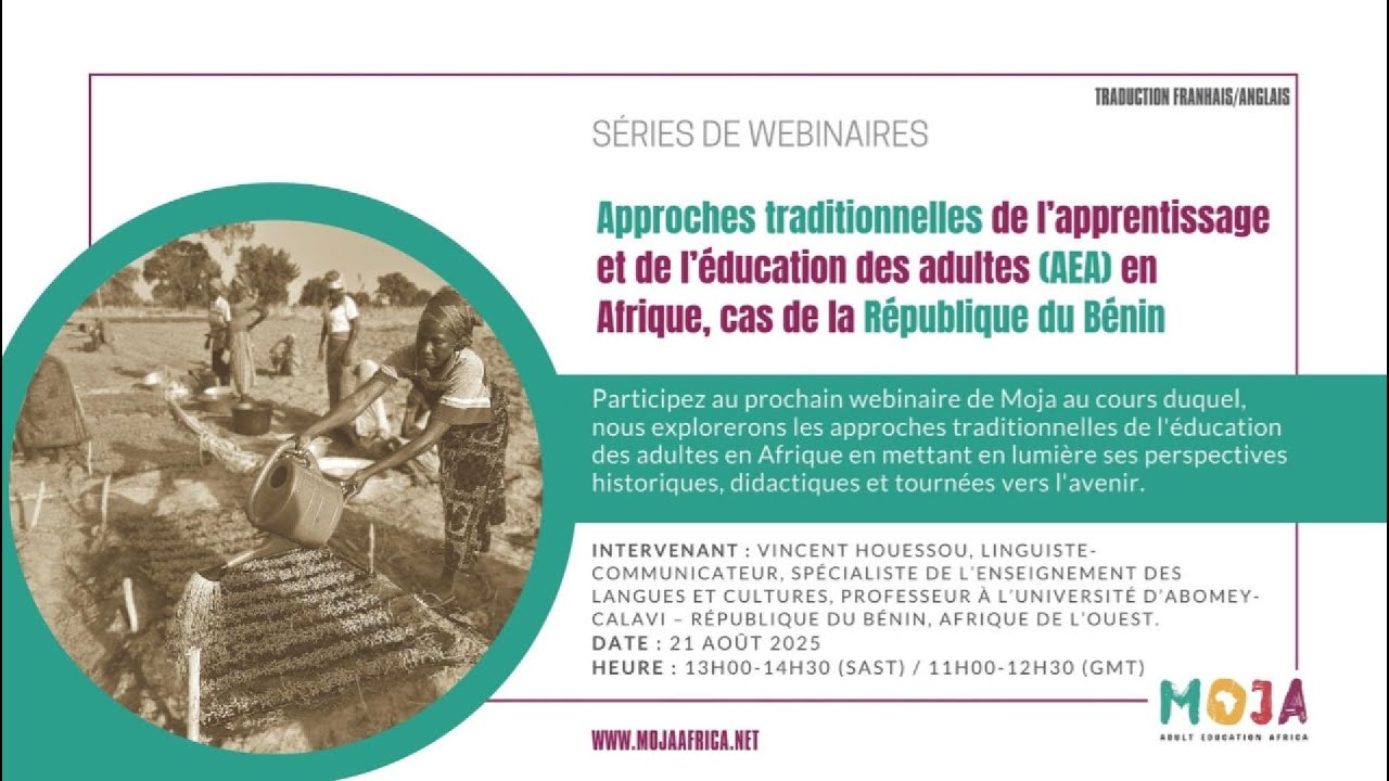 Approches traditionnelles de l’apprentissage et de l’éducation des adultes: République du Bénin