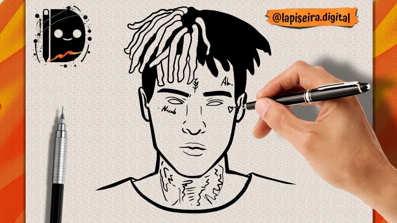 how to draw xxtenations step by step