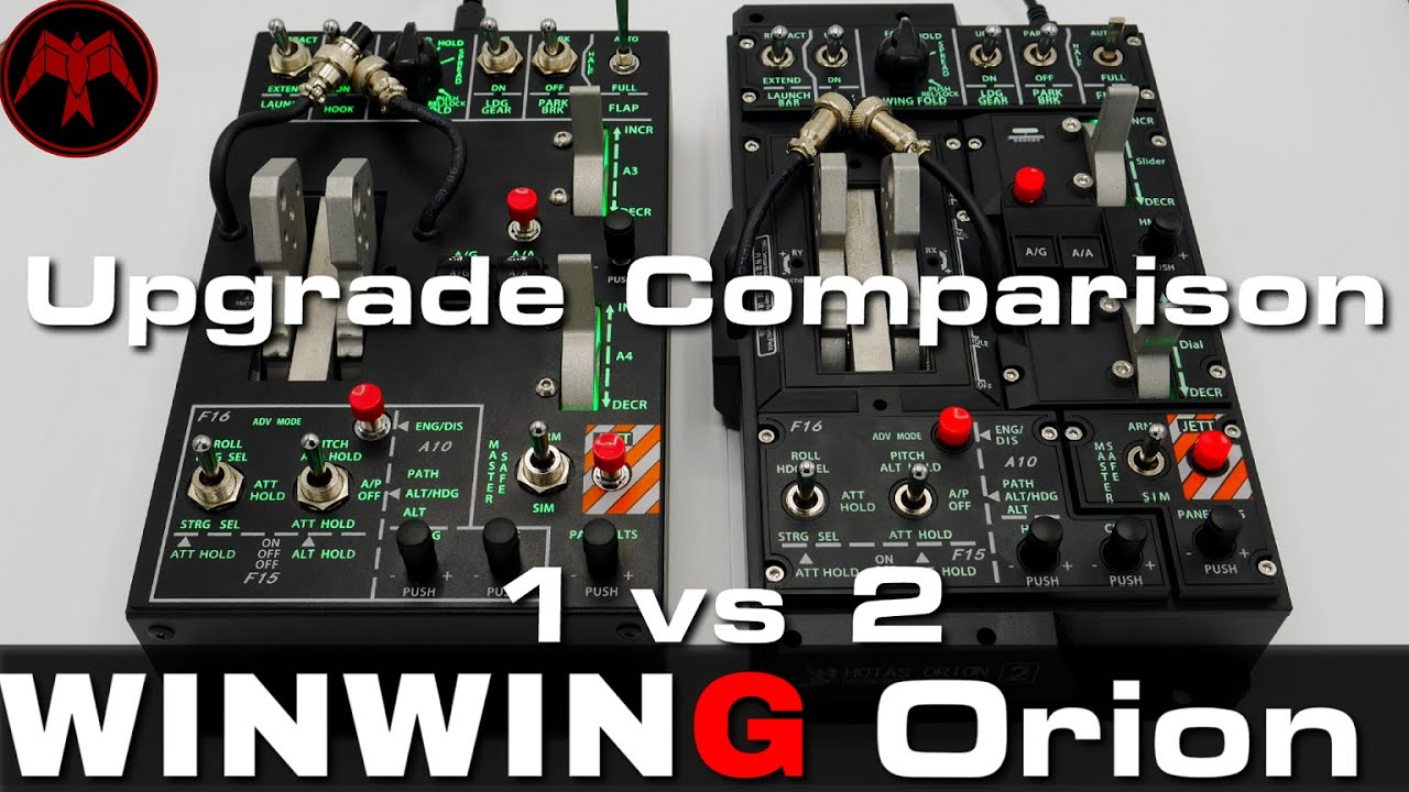 Обзор/сравнение обновления WinWing Orion 2