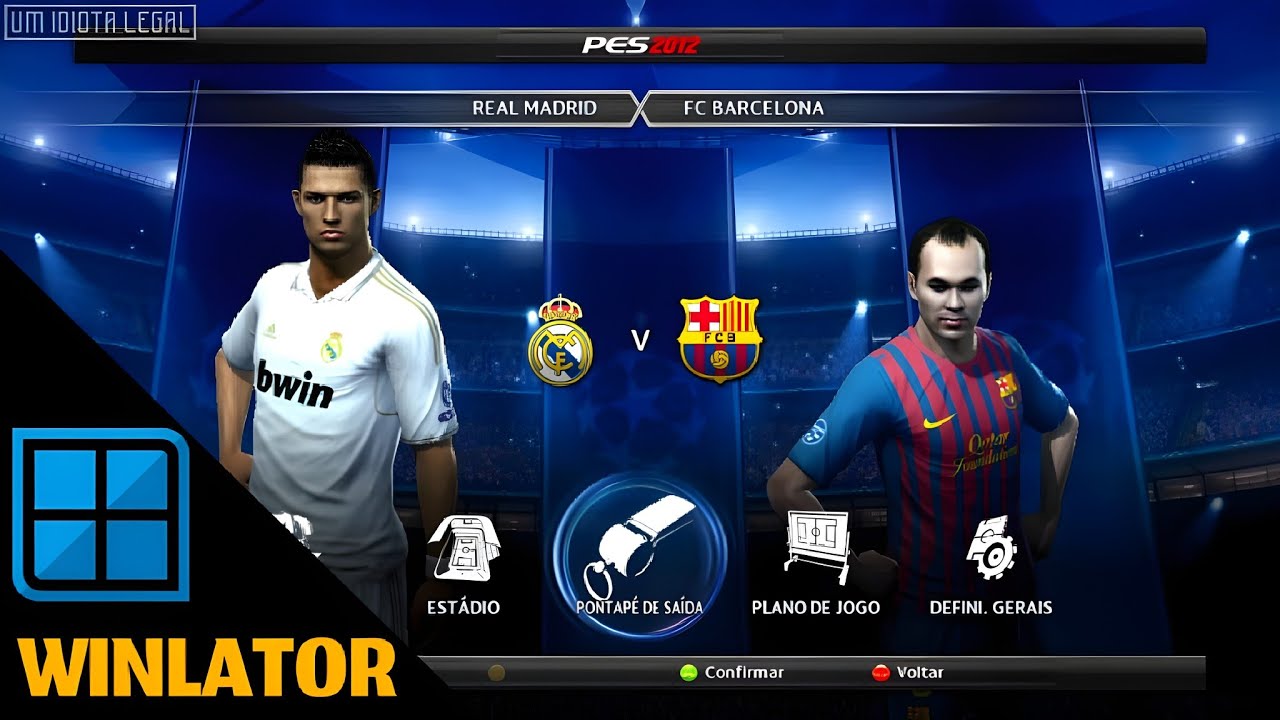 Pro Evolution Soccer 2012 (Windows) Di Android - Playable Winlator Emulator