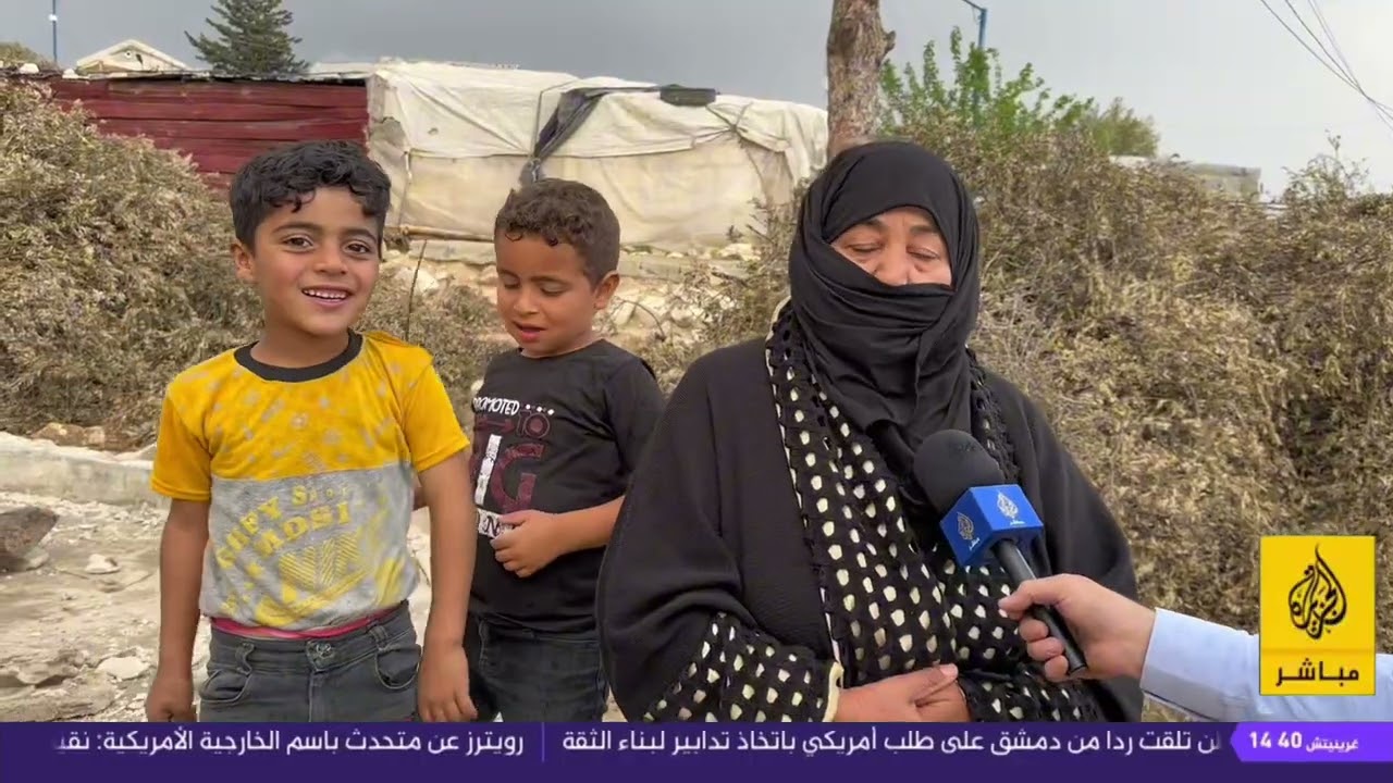 جولة في مخيم حرش قطمة بمدينة عفرين رصد اوضاع النازحين وعدم عودتهم لمنازلهم