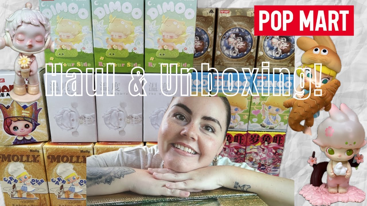 POPMART HAUL & UNBOXING | SKULLPANDA | Dimoo | Molly + MORE!!