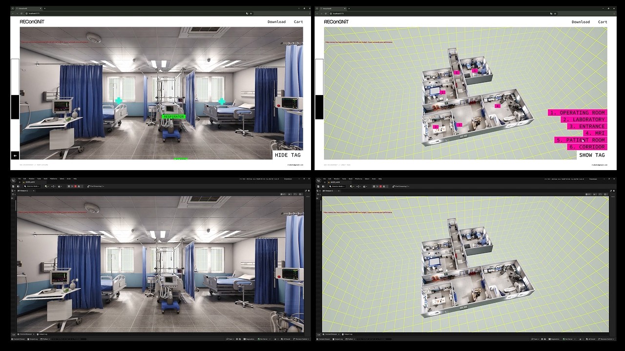 UE5.7 Pixel Streaming 2 & React Frontend UI Integration: Architectural Configurator Demo
